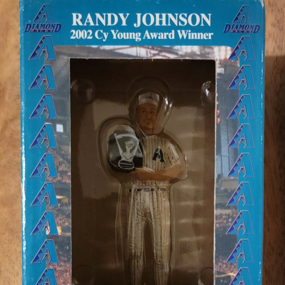 Randy Johnson Collectible Figurine – 2002 Cy Young Award, #1 in Series of 4
